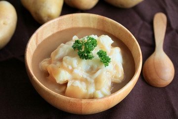 mashed potatoes with fresh