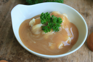 mashed potatoes with fresh