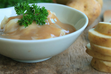 mashed potatoes with fresh