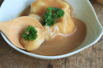 mashed potatoes with fresh