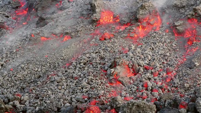 Etna volcano eruption