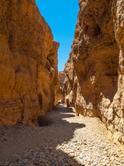 The Sesriem Canyon near Sossusvlei in Namibia