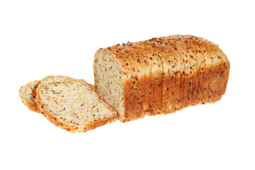Sliced soya and linseed loaf