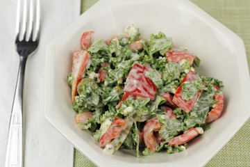 Kale and Red Pepper Salad