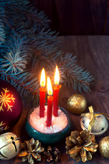 Christmas candles