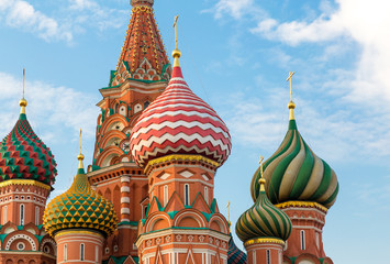 Fototapeta na wymiar Saint Basil's Cathedral in Moscow, Russia