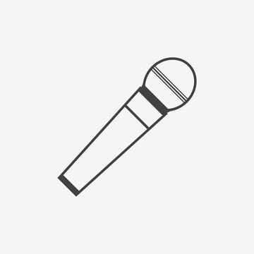 Microphone monochrome icon
