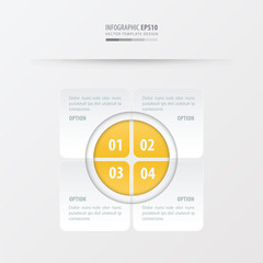 Rectangle presentation design   yellow color