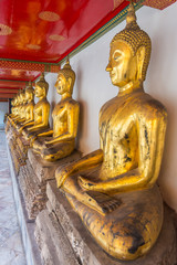 Buddhist Wat Pho temple in Bangkok ,Thailand, Asia