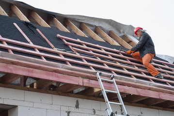 installation of a roof