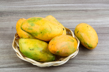 Ripe yellow mango
