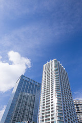 Fototapeta na wymiar 横浜駅周辺の高層ビル