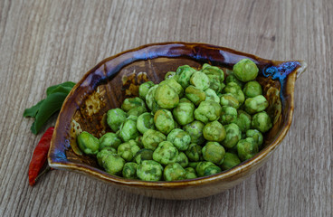 Wasabi peas