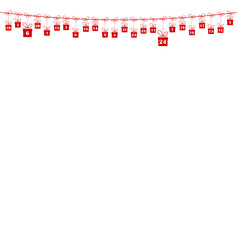 Weihnachtskarte Kalender