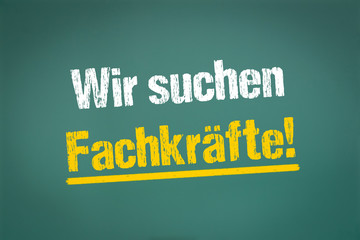 Wir suchen Fachkräfte!