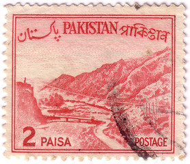 PAKISTAN - CIRCA 1960: a stamp printed in Pakistan shows Khyber