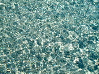 Eau cristalline, plage corse