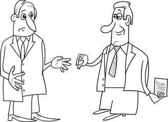 business negotiations illustration