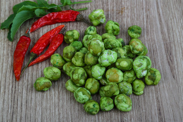 Wasabi peas