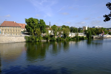 Fototapeta premium Stadtansicht Schweinfurt, Unterfranken, Deutschland