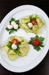 Appetizer of zucchini