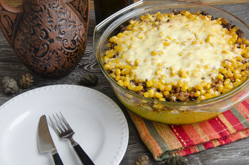 Rice casserole with corn