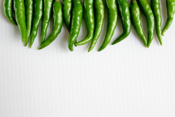Green Chilli with Blank space