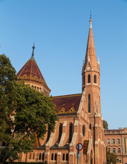 Obraz premium Calvinist Church in Budapest During the Day