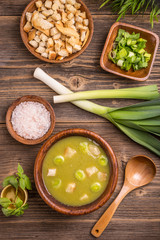 Leek soup