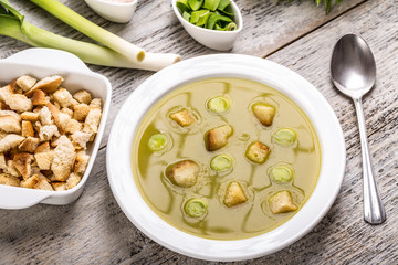 Leek soup