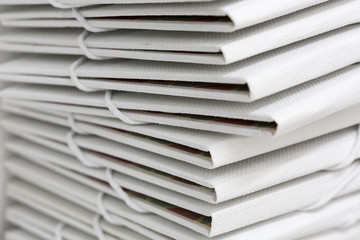 Close up view at the papers