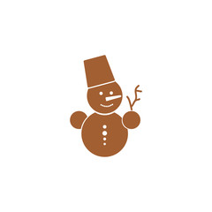 Icon snowman.