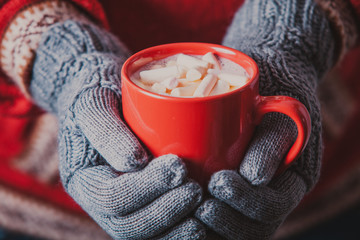 Cocoa with marshmallow
