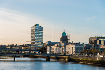 Fototapeta na wymiar Dublin skyline