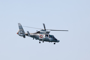 Modern military helicopter