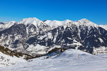 Fototapeta na wymiar Mountains ski resort Bad Gastein - Austria