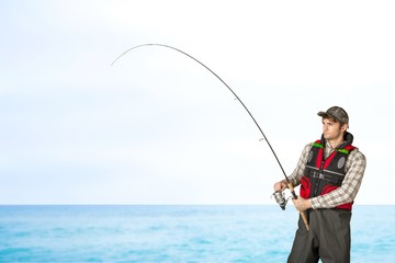 Fishing.