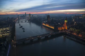 Fototapeten London skyline, include big ben © Sampajano-Anizza