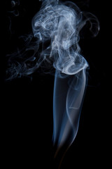 Beautiful colored smoke