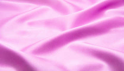 Smooth elegant pink silk can use as background