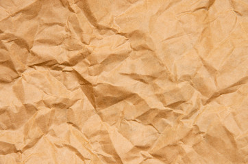 Crumpled paper for background usage