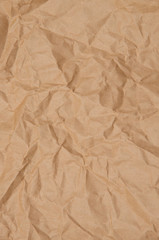 Crumpled paper for background usage