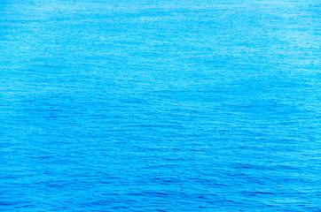 Blue sea water background