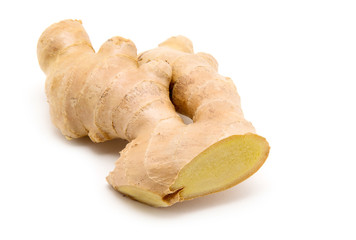 ginger on white background