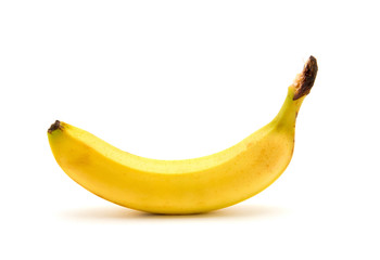Banana isolated over white background