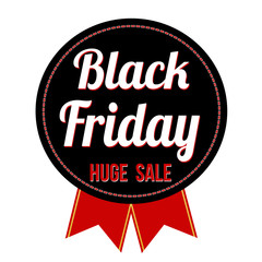 Black friday label or seal