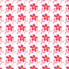 pink flower seamless pattern background