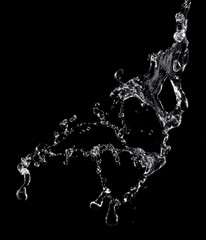 Fototapeta na wymiar Water splash composition 