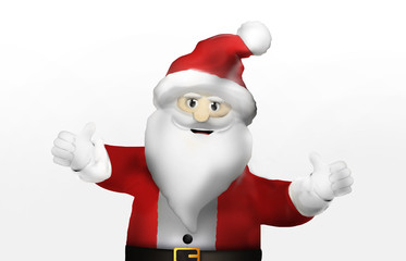 Santa Christmas Thumbs up