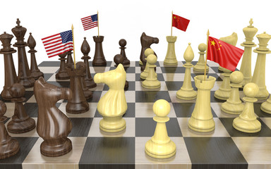 United States and China foreign policy strategy and power struggle